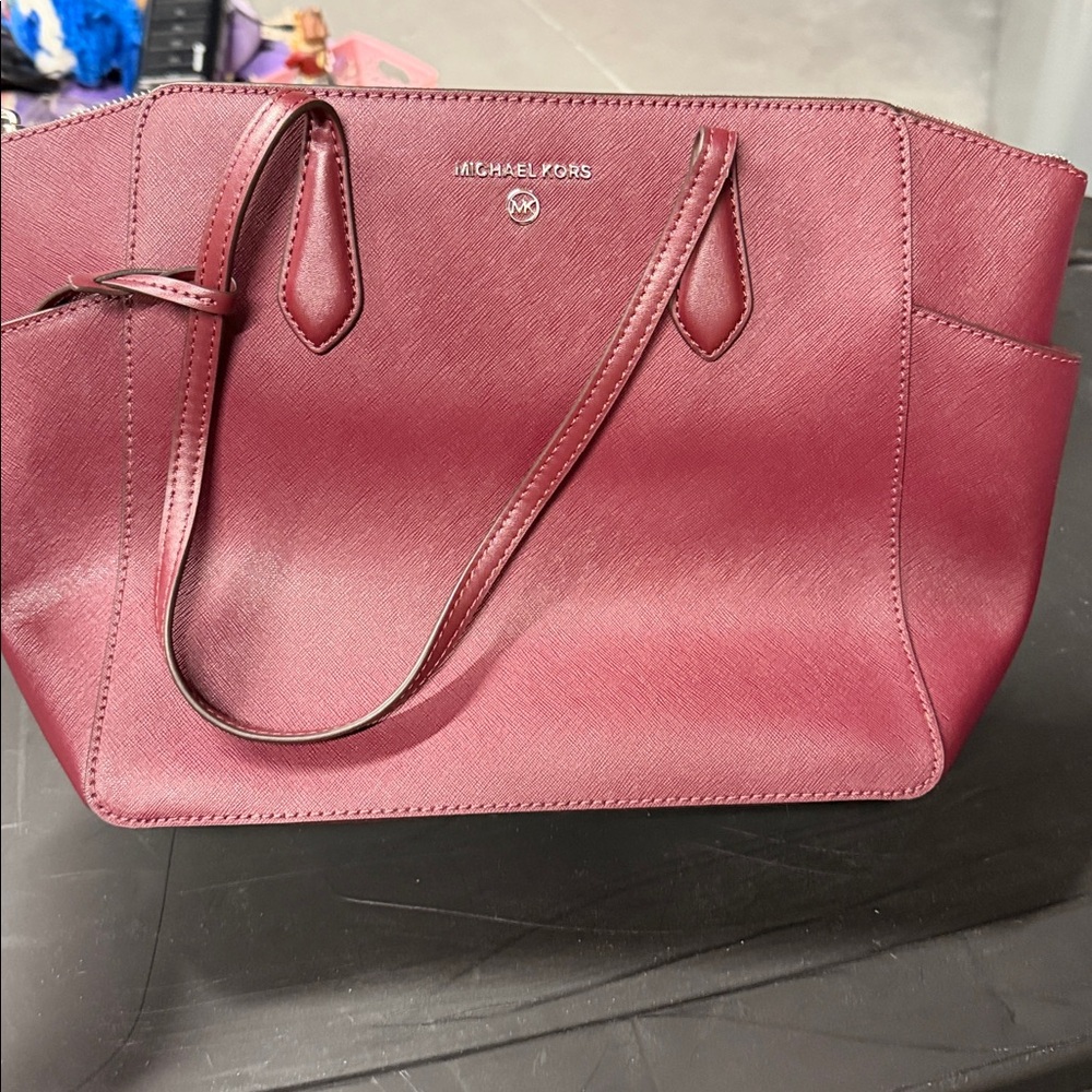 Michael Kors Wine Red Handbag